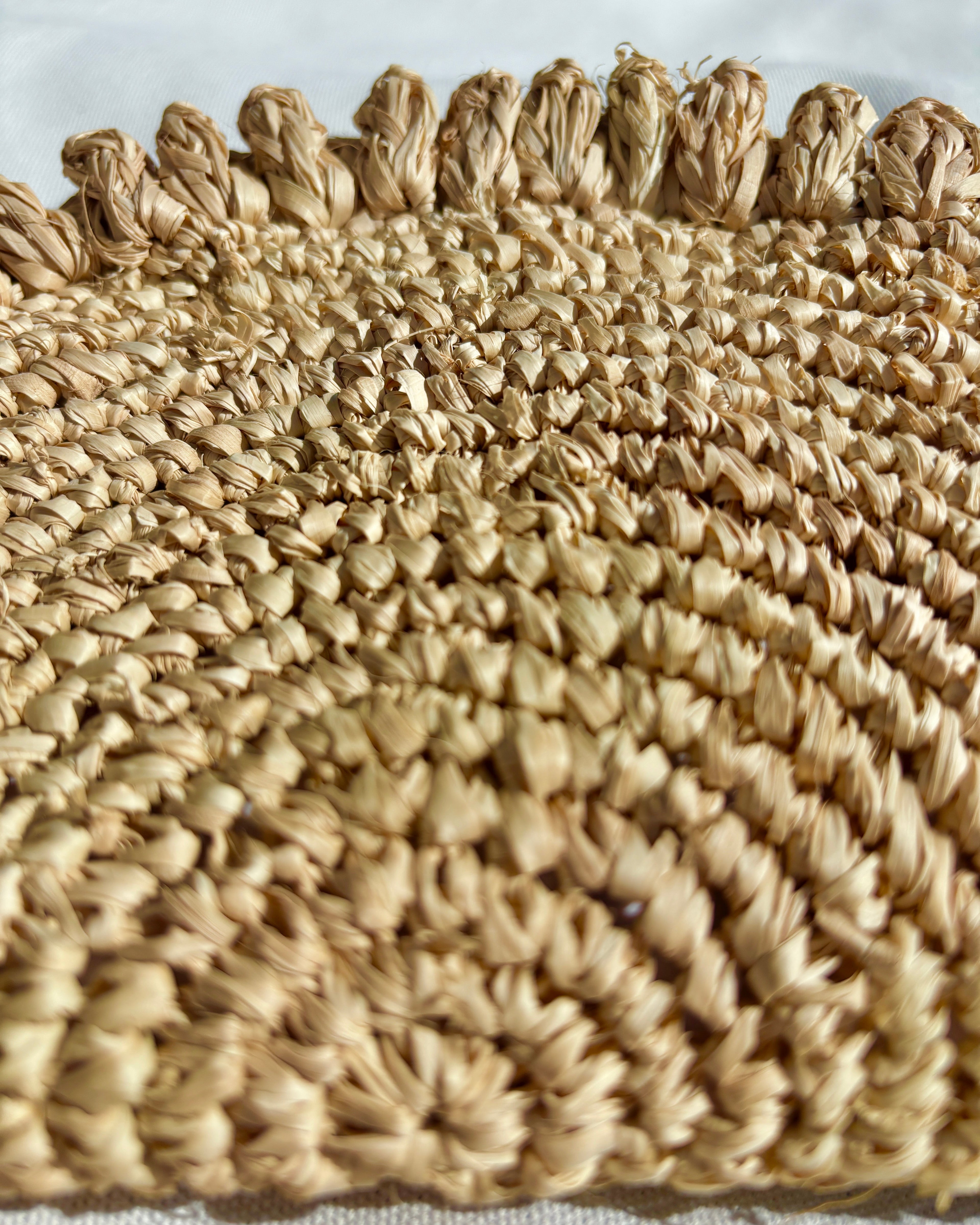DMC Clutch · Raffia