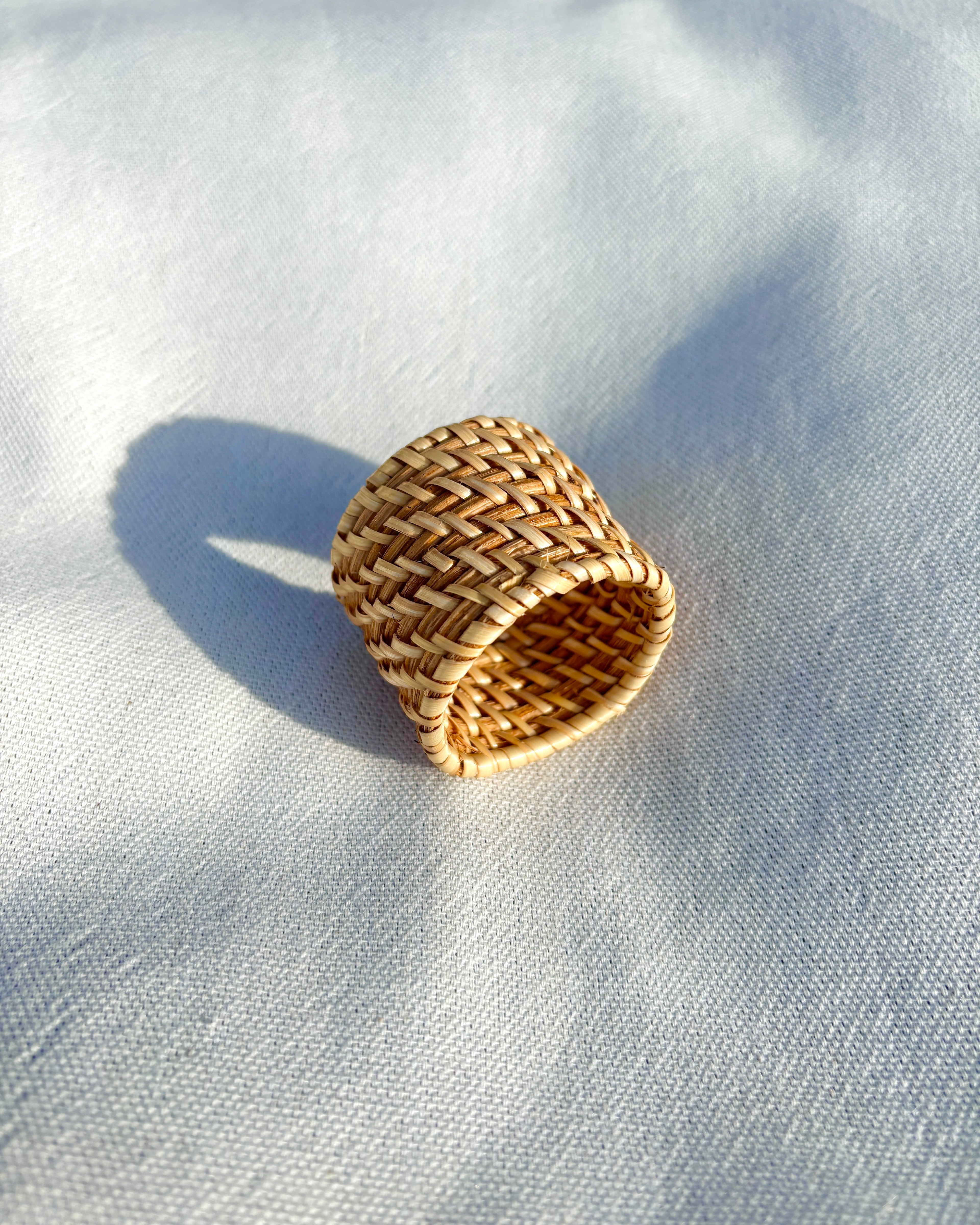 Orbis Love Napkin Ring (Rattan)